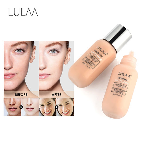 LULAA BB CC Cream Foundation Cream Long-lasting Face Concealer Liquid Air Base Cushion Sun Block Natural Makeup Korean Cosmetic
