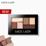 SACE LADY Glitter Eyeshadow Palette Waterproof Makeup Pigment Cosmetics 6 Colors Shimmer Eye Shadow Pallete Matte Naked Make Up
