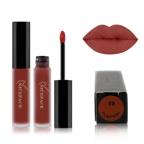 New 24 Color Liquid Lipstick Matte Makeup Waterproof Red Lip Long Lasting Gloss Mate Black Lip Stick Matte Liquid Lipsticks