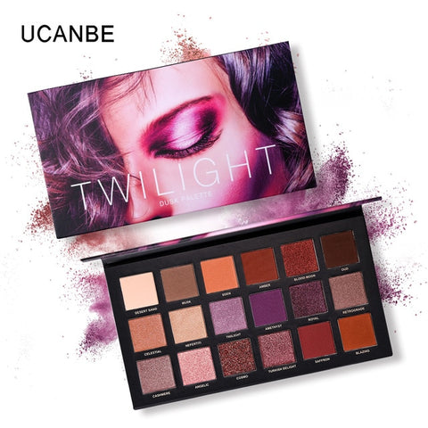 Brand Cosmetics 35 Color Shimmer Matte Eye Shadow Palette Glitter Highlight Metallic Eyeshadow Power Pigmented Waterproof Makeup