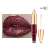 Pudaier diamond glitter lip gloss sparky shiny pigment 18colors waterproof long lasting red blue black lipstick liquid gel PD021