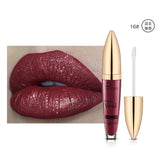 Pudaier diamond glitter lip gloss sparky shiny pigment 18colors waterproof long lasting red blue black lipstick liquid gel PD021