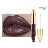 Pudaier diamond glitter lip gloss sparky shiny pigment 18colors waterproof long lasting red blue black lipstick liquid gel PD021