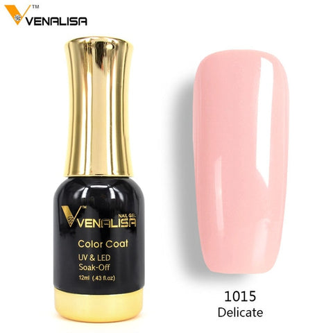 VENALISA No-wipe Top Coat 12ml CANNI Nail Art Gel Polish DIY Tips Soak off Base Foundation No Sticky Layer Non-cleansing Topcoat