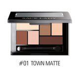 SACE LADY Glitter Eyeshadow Palette Waterproof Makeup Pigment Cosmetics 6 Colors Shimmer Eye Shadow Pallete Matte Naked Make Up