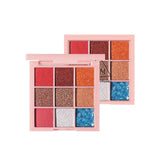 New Arrival Charming Eyeshadow Palette 9 Color Make up Palette Matte Shimmer Pigmented Eye Shadow Powder Beauty Glazed