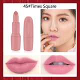 Miss Rose matte lipstick sexy red dark vampire Jujube red lipstick waterpoof long lasting 7 colors 3.8 brown lipstick MS058