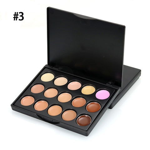 2019 Popfeel Marke Make-Up Farbe Corrector Volle Abdeckung Corretive Lange Anhaltende Gesicht Konturierung Make-Up 15 Farben Concealer Palette