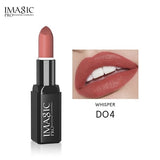 IMAGIC Kissproof Glossy Lipstick 16 Colors Waterproof Pigment Multiple Colour Easy To Carry Matte Batom