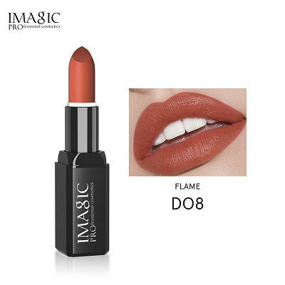 IMAGIC Kissproof Glossy Lipstick 16 Colors Waterproof Pigment Multiple Colour Easy To Carry Matte Batom