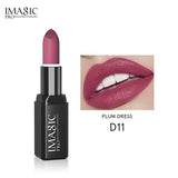 IMAGIC Kissproof Glossy Lipstick 16 Colors Waterproof Pigment Multiple Colour Easy To Carry Matte Batom