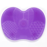 Silicone Makeup Brush Cleaning Pad Mat Brush Washing Tools Cosmetic Eyebrow Brushes Cleaner Tool Scrubber Board Makeup Cleaning
