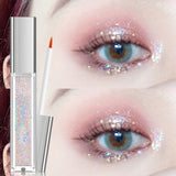 10 Kleur Diamant Oogschaduw Naakt Metalen Shimmer Glow Glitter Enkele Vloeibare Oogschaduw Make Pigment Accessorices Schoonheid Cosmetica