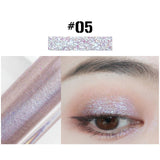 10 Kleur Diamant Oogschaduw Naakt Metalen Shimmer Glow Glitter Enkele Vloeibare Oogschaduw Make Pigment Accessorices Schoonheid Cosmetica