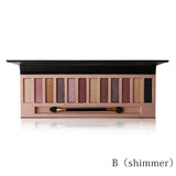 Marke 12 Farben Schimmern Matt Nude Lidschatten Make-Up Palette Pigmentierte Langlebig Lidschatten Natürliche Augen Kosmetik Mit Pinsel