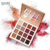 IMAGIC Neue Ankunft Charming Lidschatten 16 Farbe Palette Make up Palette Matte Schimmer Pigmentierte Lidschatten Pulver