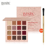 IMAGIC Neue Ankunft Charming Lidschatten 16 Farbe Palette Make up Palette Matte Schimmer Pigmentierte Lidschatten Pulver