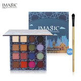 IMAGIC Neue Ankunft Charming Lidschatten 16 Farbe Palette Make up Palette Matte Schimmer Pigmentierte Lidschatten Pulver