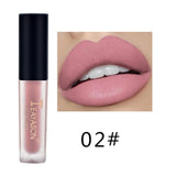 TEAYASON 1pc frauen Mode Flüssigkeit Matte Lippenstift Samt Lipgloss Nude Make-Up Matte Samt Natürliche Feuchtigkeitscreme Lip Glossen