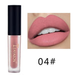 TEAYASON 1pc frauen Mode Flüssigkeit Matte Lippenstift Samt Lipgloss Nude Make-Up Matte Samt Natürliche Feuchtigkeitscreme Lip Glossen