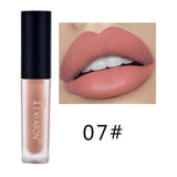 TEAYASON 1pc frauen Mode Flüssigkeit Matte Lippenstift Samt Lipgloss Nude Make-Up Matte Samt Natürliche Feuchtigkeitscreme Lip Glossen