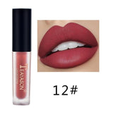 TEAYASON 1pc frauen Mode Flüssigkeit Matte Lippenstift Samt Lipgloss Nude Make-Up Matte Samt Natürliche Feuchtigkeitscreme Lip Glossen