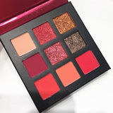 9 cores amarelo beleza vitrificada maquiagem sombra palete pincéis de maquiagem shimmer pigmentado sombra paleta compõem paleta