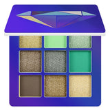 9 cores amarelo beleza vitrificada maquiagem sombra palete pincéis de maquiagem shimmer pigmentado sombra paleta compõem paleta