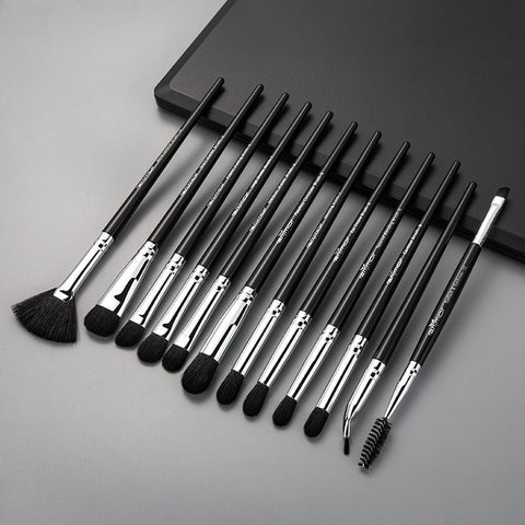 Ensemble de pinceaux de maquillage Anmor 3-12 pièces/lot ombre à paupières mélange Eyeliner cils sourcils maquillage pinceaux professionnel fard à paupières brosse