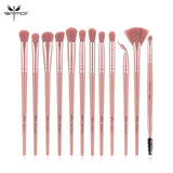 Ensemble de pinceaux de maquillage Anmor 3-12 pièces/lot ombre à paupières mélange Eyeliner cils sourcils maquillage pinceaux professionnel fard à paupières brosse
