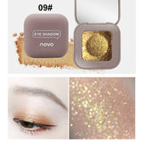 Novo Glitter Eyeshadow Makeup Palette Eye Shadow Palette Shine Polarize Eyeshadow Sparkling Duochrome Pigment Cosmetics 2019