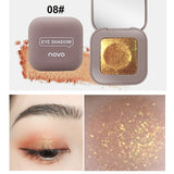 Novo Glitter Eyeshadow Makeup Palette Eye Shadow Palette Shine Polarize Eyeshadow Sparkling Duochrome Pigment Cosmetics 2019