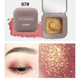 Novo Glitter Eyeshadow Makeup Palette Eye Shadow Palette Shine Polarize Eyeshadow Sparkling Duochrome Pigment Cosmetics 2019