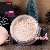 4 cores loose pó rosto clareamento da pele acabamento transparente mineral maquiagem cosméticos fundação configuração em pó