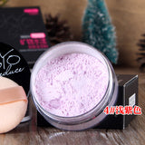 4 cores loose pó rosto clareamento da pele acabamento transparente mineral maquiagem cosméticos fundação configuração em pó